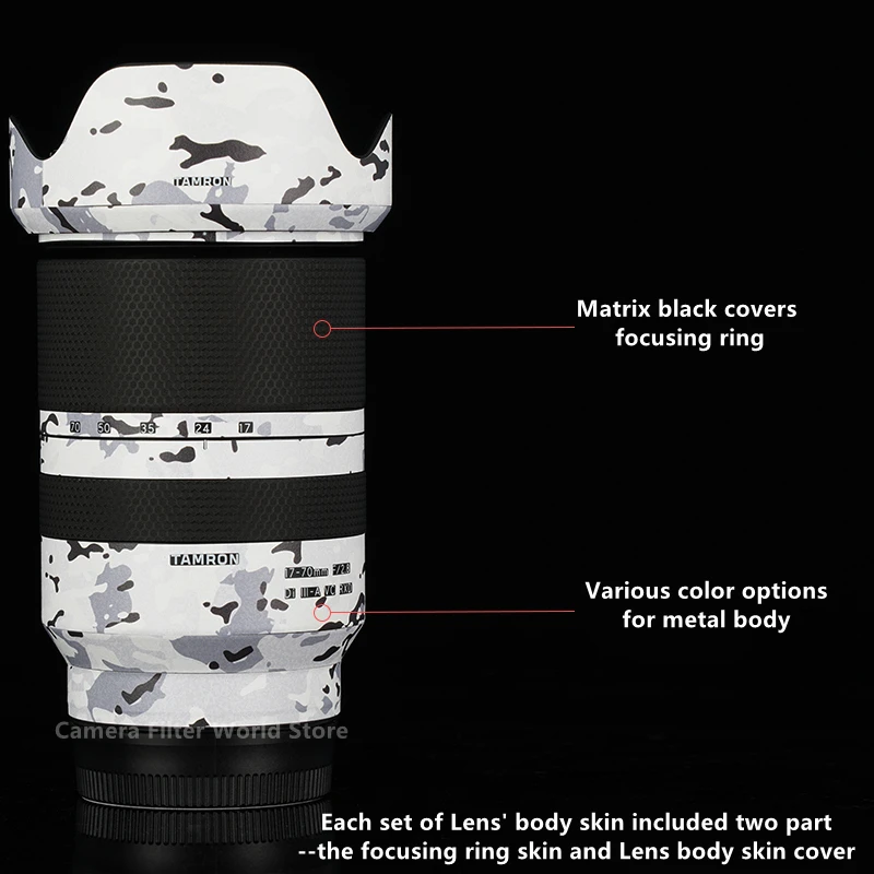 Tamron 1770 Lens Decal Skin for Tamron 17-70mm f/2.8 Di III-A VC RXD for sony mount  Lens Premium Sticker 17-70 F2.8 Cover Film