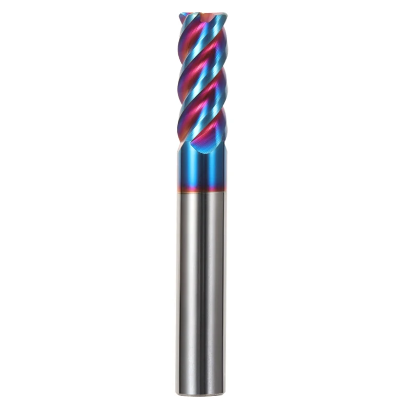 6 1.5 2 2.5 8 4Mm 4 Fluiten HRC66 Carbide End Mill Legering Carbide Frezen Wolfraam Stalen Frees endmills Cnc Snijgereedschap