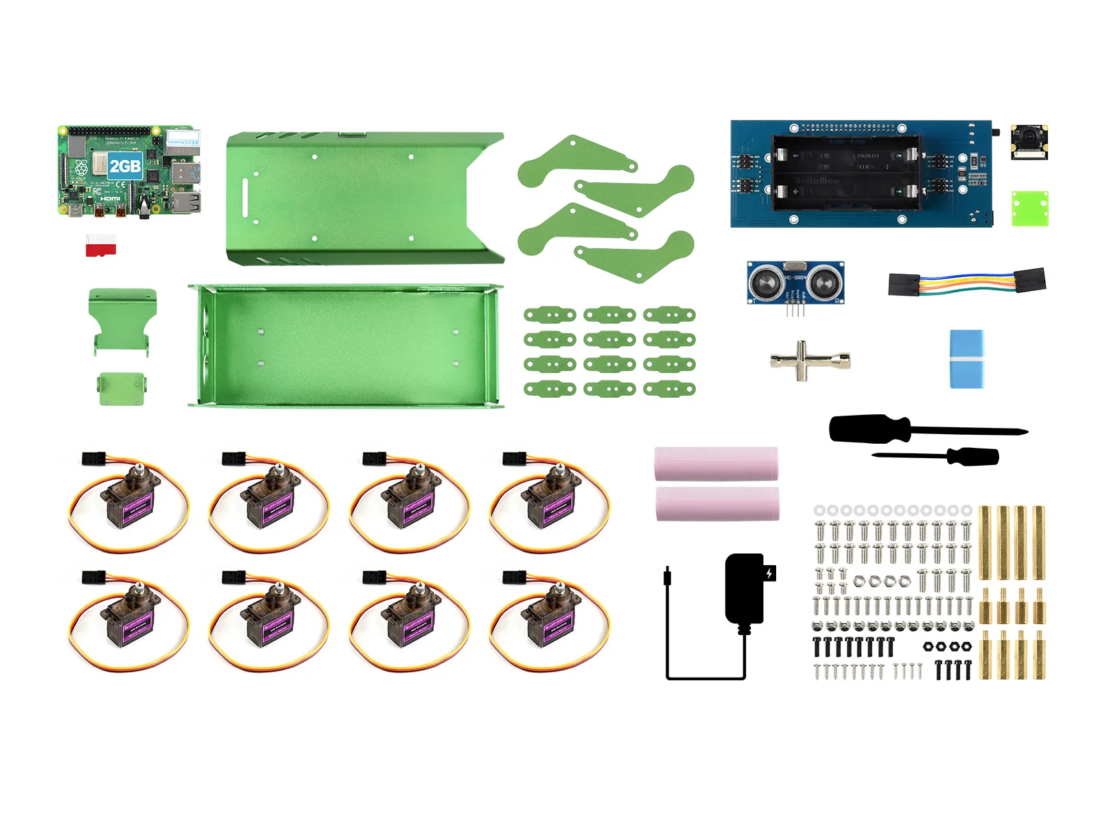 Viervoeter Robot, Gebaseerd Op Raspberry Pi,Open Source Bionische Robot Hond, Zelfbalancerende Controle, visuele Line Inspectie