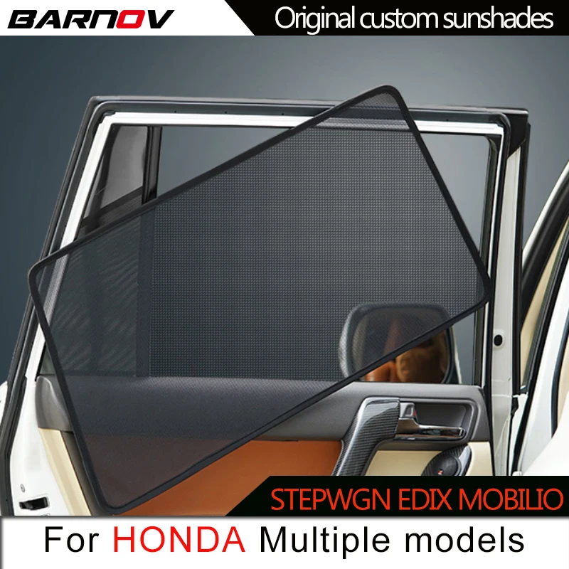 Car Special Magnetic Curtain Window SunShades Mesh Shade Blind Original Custom For Honda Stepwgn-RG1/RG5/RK1/RK5 Mobilio CL1