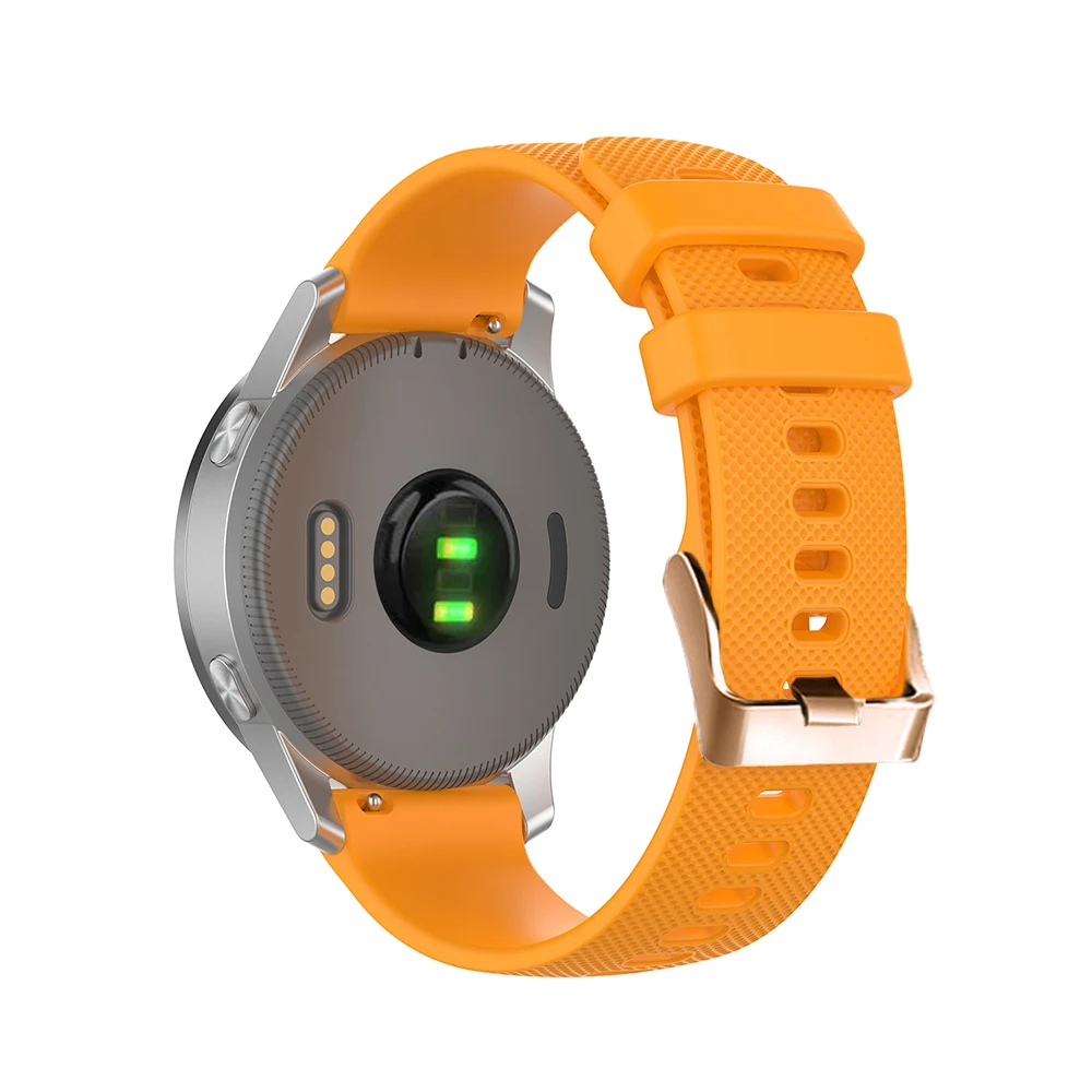 Rose Gold Buckle Silicone Watchband for Garmin