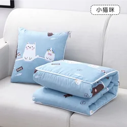 Pillow Quilt Dual-use Cushion Spring and Summer Office Nap Pillow Gift Cushion Folding Air Conditioning Quilt Cute Pillow