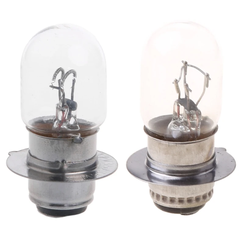 T19 P15D-25-1 DC 12V 35W White Headlight Double Filament Bulb For Motorcycle