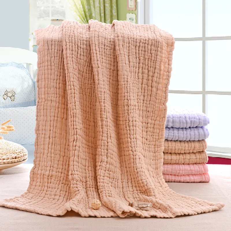 6 Layers Swaddle Blanket Baby Blankets Newborn Blanket Gauze Diaper Cotton Baby Towel