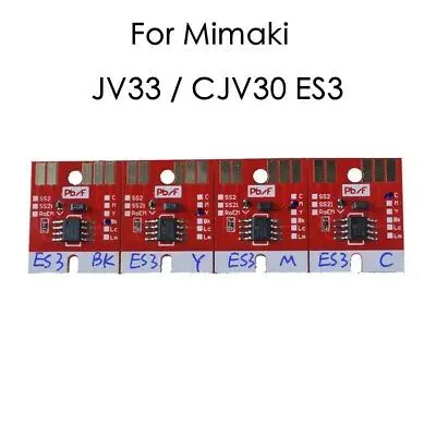 Mimaki Chip Permanent for JV33/CJV30 ES3 Ink Cartridge 4 Colors Auto-rest Chip