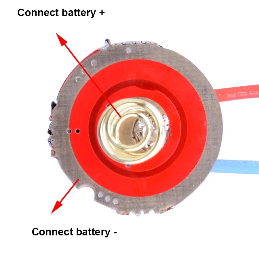 20mm 3V-15V constant current IC 1A 1 / 5 mode Driver circuit Board for Q5 R5 T6 U2 L2 XPL 1 - 3 pcs 18650 battery LED Flashlight