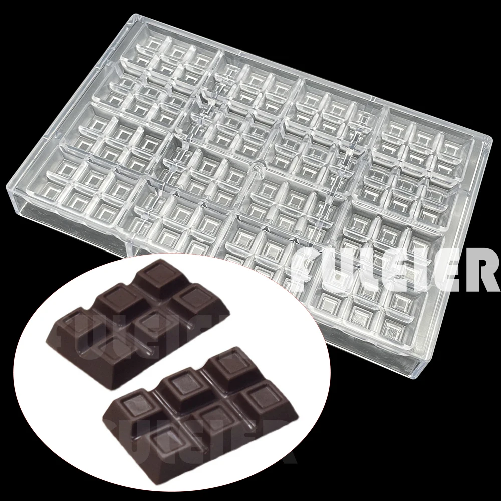 

20g Candy Bar Mold Polycarbonate Chocolate bar Mould For Baking Maker Cake Decoration Confectionery Tool Bakeware