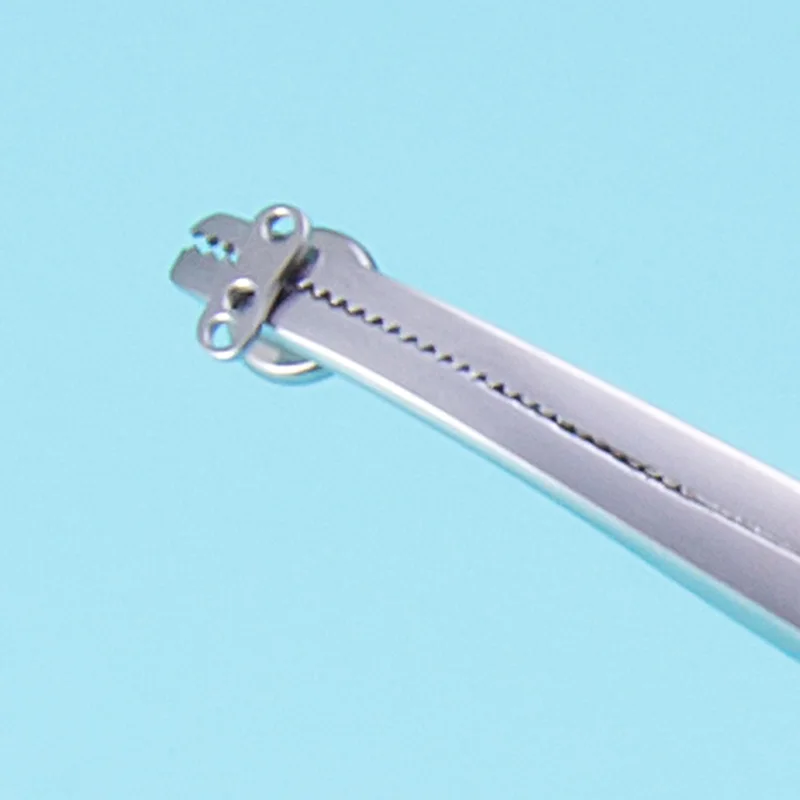 Sterilized Disposable Biopsy Dermal Anchor Puncher for Skin Surgical Steel Holding Pliers Professional Body Piercing Tool Forcep
