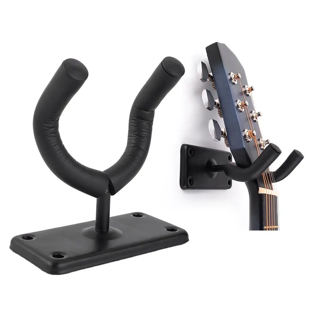 Wall Mount Guitar Hanger Hook Non-slip Holder Stand for Acoustic Guitar Ukulele Violin Bass Guitar Instrument Accessories