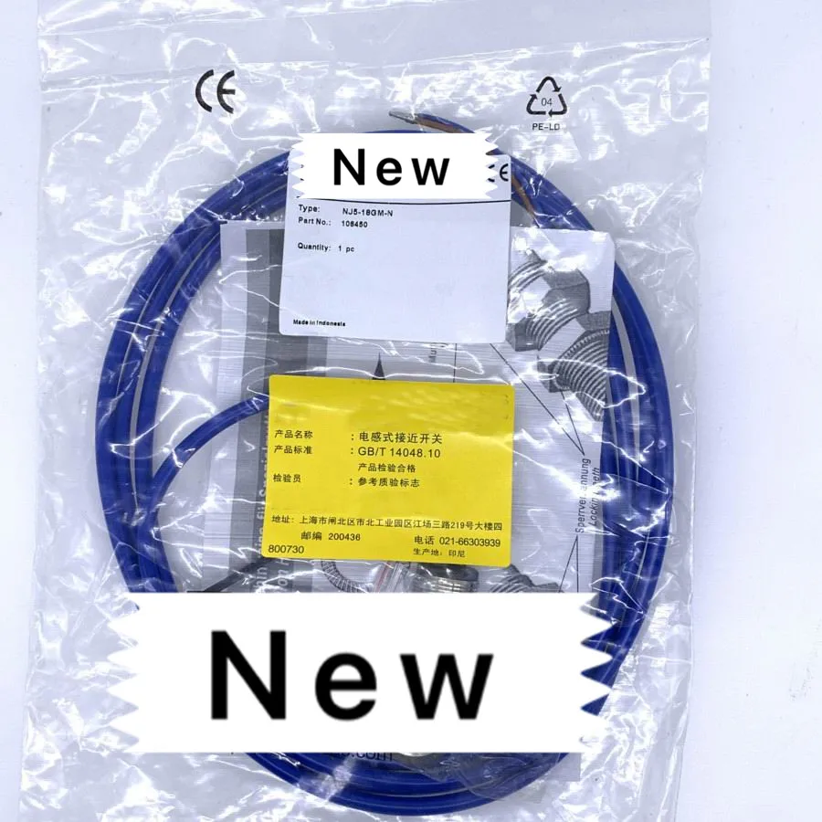 NJ8-18GM-N NJ5-18GM-N Interruttore induttivo Nuovo sensore di alta qualità