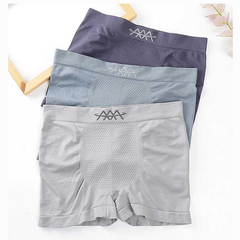 Xiaomi Quần Lót Nam 3 Cái/hộp 5D Ma Thuật Từ Quần Cao Co Giãn Tổ Ong Thoáng Khí Thấm Hút Mồ Hôi-Thấm Hút Quần Sịp Boxer