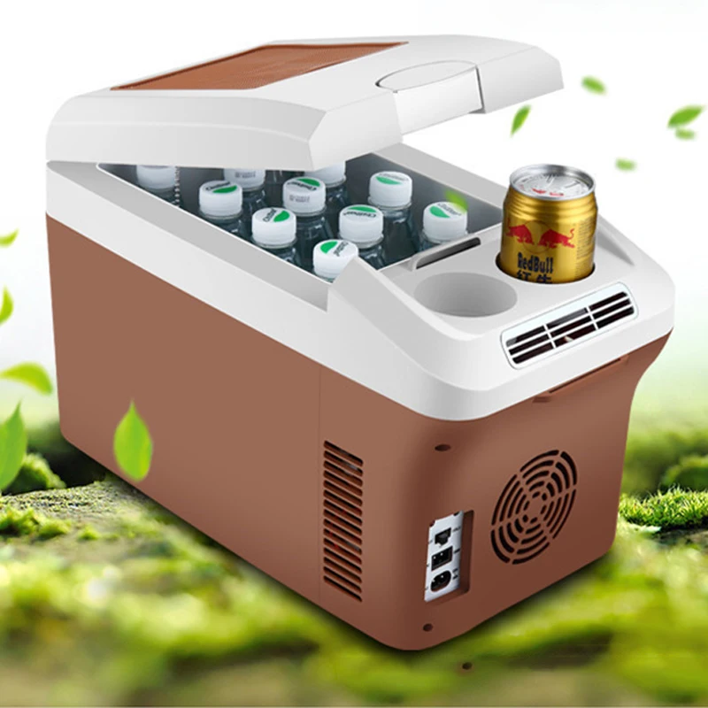 15L Fridge Small Refrigerator Home 12V Heating And Cooling Tools Vehicle Household Appliances Frozen Home Appliance