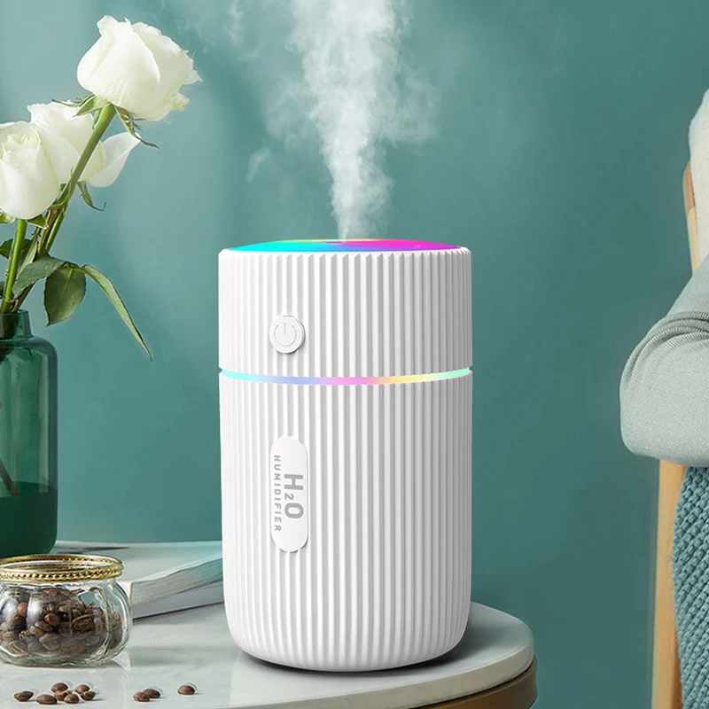 Mini Humidifier แบบพกพา USB Ultrasonic Aroma Diffuser Cool Mist Maker ความชื้นอากาศเครื่องฟอกอากาศสำหรับรถบ้านสำนักงาน