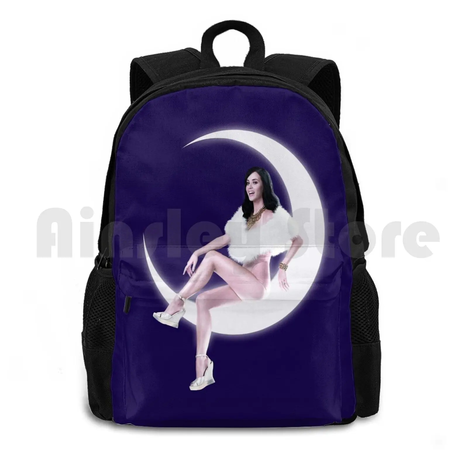 

Outdoor Hiking Backpack Waterproof Camping Travel Live Popstar Pop Music Smile 2020 On Stage Teenage Dream California Gurls Pop