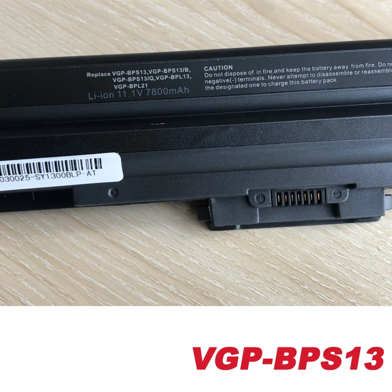 Laptop Battery For SONY Vaio VGN-SR41M BPS13/B VGP BPS13/Q VGP-BPS13B/B VGP-BPS13A/B VGP-BPS13/B BPS13 BPL13 9cell FreeSHIPPING