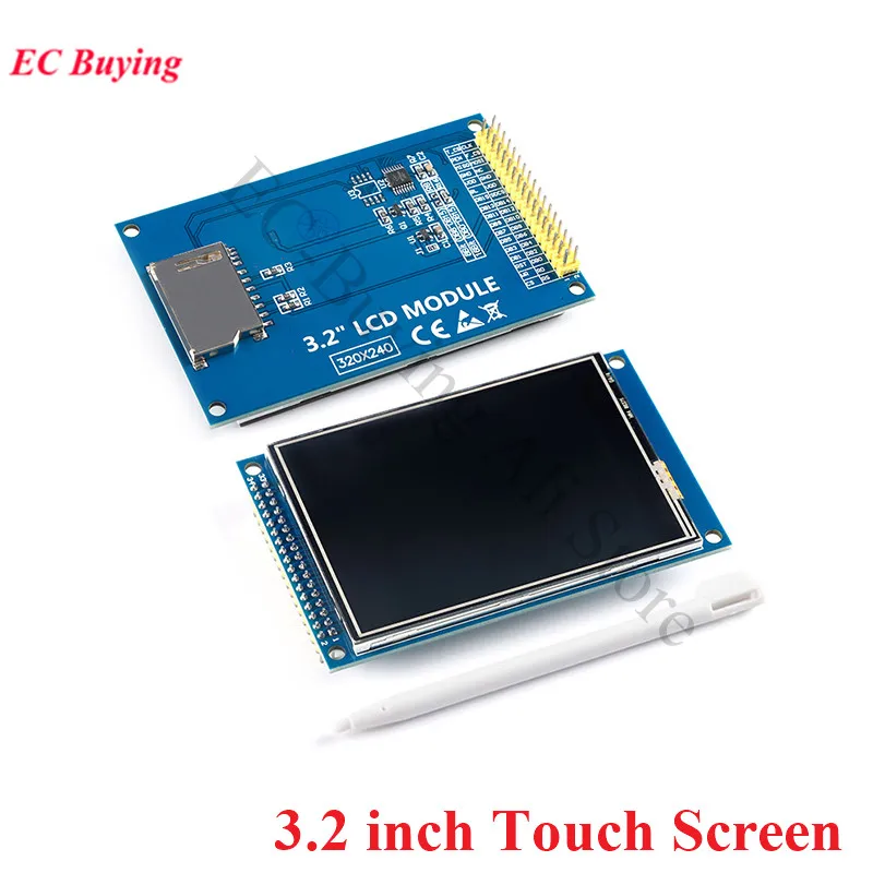 3.2 Inch 3.2'' Color TFT LCD Touch Screen Display Module HD 320X240 ILI9341 8Bit/16Bit Parallel Interface Compatible Atomic 34P