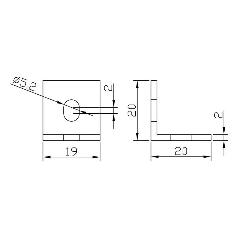 10pcs v-slot angolo angolo connettore staffa angolare a 90 gradi per openbuilds CNC mill stampante 3D parti fai da te