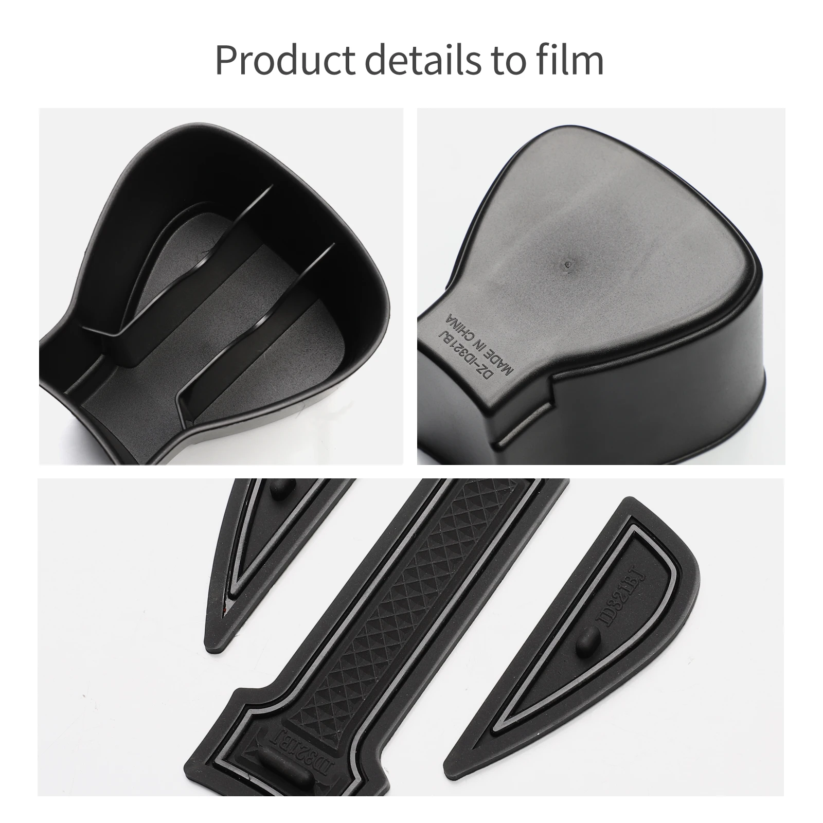 SMABEE for VW ID.3 ID3 ID 3 Cup Holder Anti-Slip Shock-Absorbing Cup Storage Box Water Cup Box Accessories