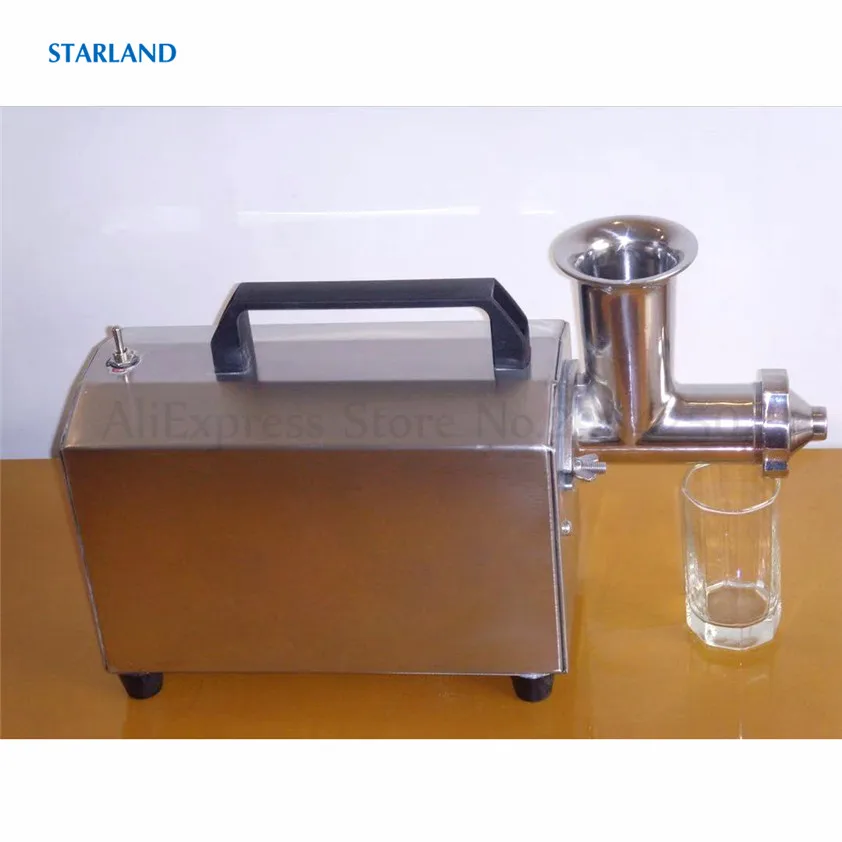 อัตโนมัติข้าวสาลีเครื่องคั้นน้ำผลไม้คั้นน้ำผลไม้ Extractor สแตนเลสสตีลผลไม้ Juicer น้ำผลไม้ Squeezer ทำความสะอาดง่าย