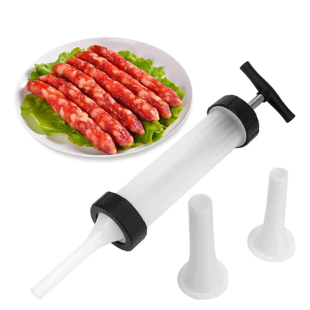 Manual Sausage Meat Fillers Machine Hand Operated Sausage Machines Sausage Syringe Homemade Sausage Stuffer Sausage Gadgets