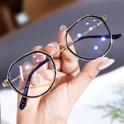 High-quality large frame glasses Myopia Glasses Women Men Nearsighted Eyewear Anti blue light Glasses with Diopters Minus -1.0