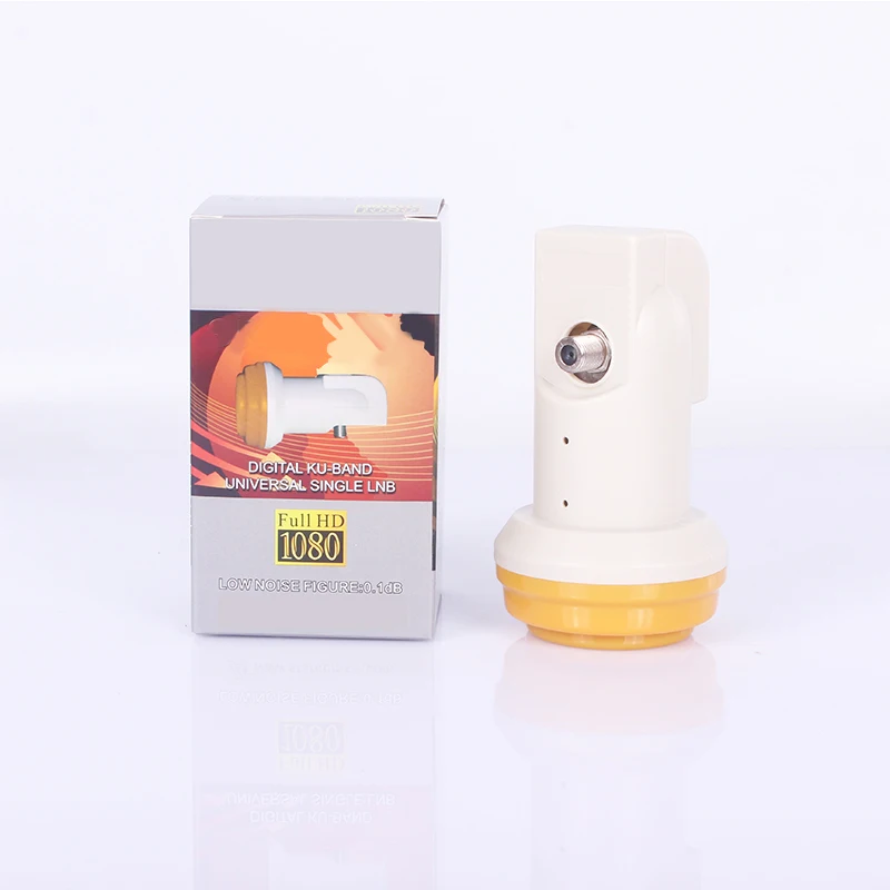 10 قطعة/مجموعة واحد LNB ل استقبال الأقمار الصناعية 3 حلقات الأصلي العالمي LNB مكاسب عالية 0.1dB كو الفرقة LNBF