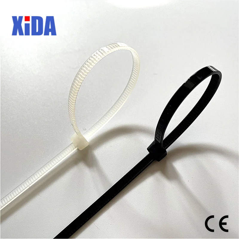 Self-locking Plastic Nylon Tie 100 PCS White 5X300 Cable Tie Fastening Ring 3X200 Cable Tie Zip Wraps Strap Nylon Cable Tie Set