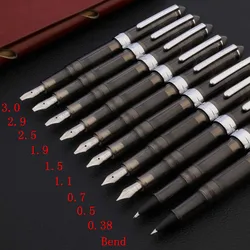 Brand JINHAO 992 Parallel Fountain Pen Plastic Transparent Black Spin Ink Color Stationery Student Office School Supplies