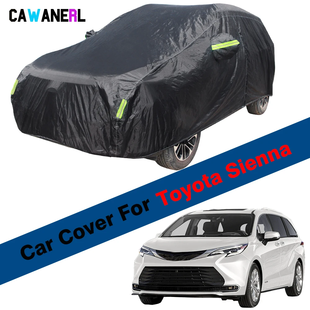 

Waterproof Car Cover MPV Outdoor Sun Shade Anti-UV Snow Rain Ice Protection Cover For Toyota Sienna