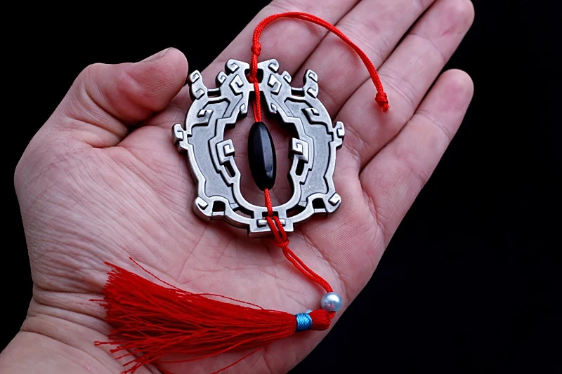 Mo Dao Zu Shi Weapon Model Wei WuXian Cosplay Props Yin Hu Fu Grandmaster of Demonic Cultivation Lan Wangji Accessories Amulet