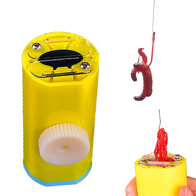 Smart Kingfisher Fishing Fishing Live Bait Hooker Kit Maggot Red Worm Hanger Hang Redworm on Hook Safe Clear Quick