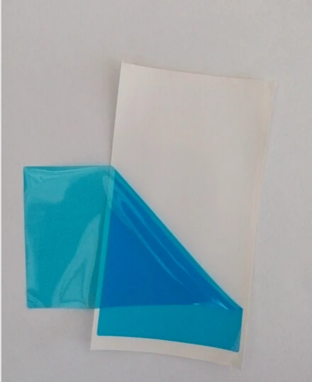 10pc/lot Dust Absorber For Tempered Glass Screen Protectors Mobile Phone Screen dust Cleaning blue colour