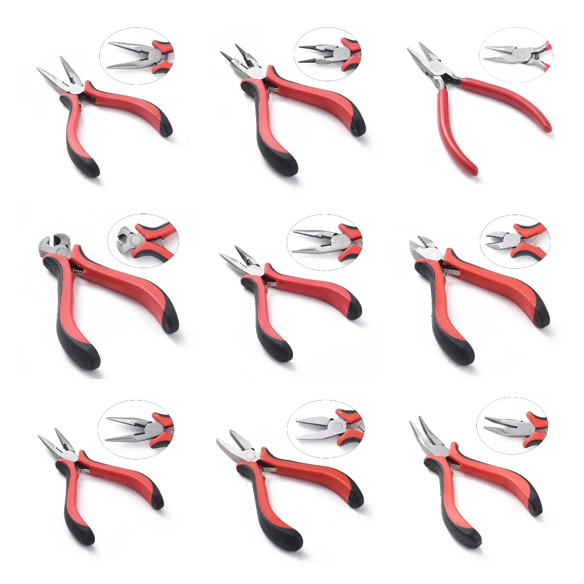 Carbon Steel Jewelry Pliers Equipment For Handcraft Beadwork Repair Beading Needlework Making DIY Tool Jewellery Accessories