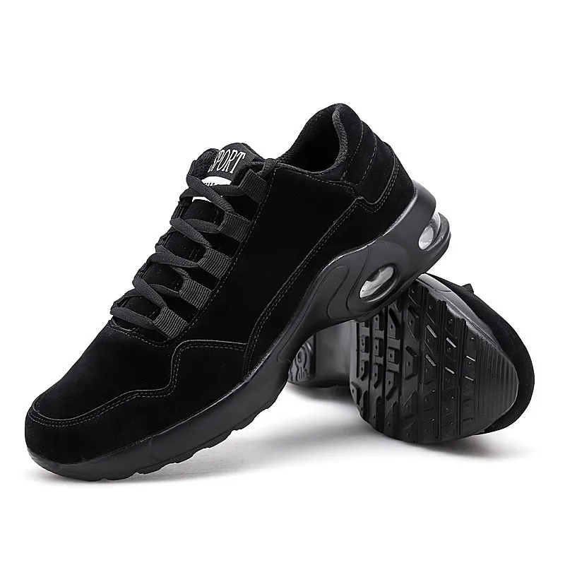 

2021 Spring Autumn New Korean Style Men's Vulcanize Shoes Breathable Mesh Middle Heel Lace-up Shallow Shoes Suitable for Sport