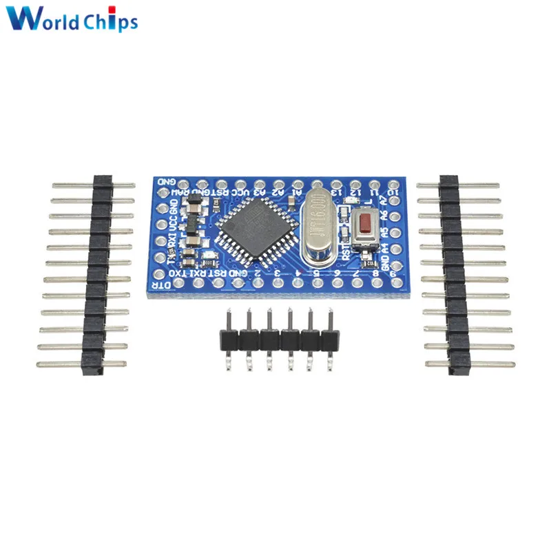 Pro Mini Module Atmega168 Atmega168P 16M 16mhz 5V For Arduino Nano Microcontrol Micro Control Board Replace Atmega328 Bootloader