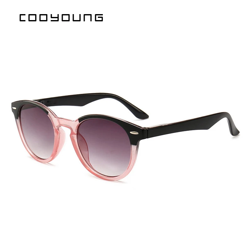 

COOYOUNG Round Women's Sunglasses Gradient Lens Sun Reading Glasses Men Women Presbyopic Eyewear With Diopters +1.0 +1.5 +2.0