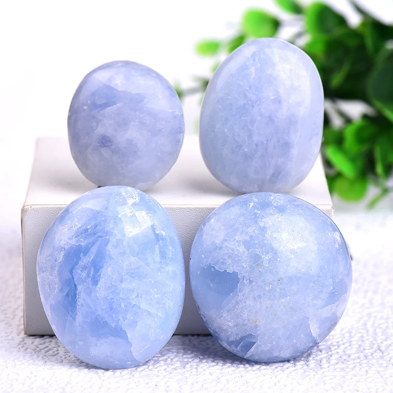 Natural Celestite  Stones Ornamen Jewelry Home Decor DIY Gifts Raw Crystals Home Decor Crafts  Energy Healing Energy Stone Gifts