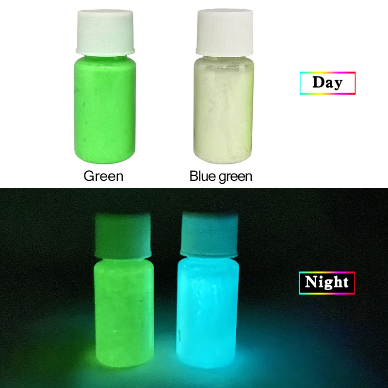 Glow in the Dark Luminous Paint 2 Bottles Fluorescent Paint for Arts Craft Party Decoration Colorful