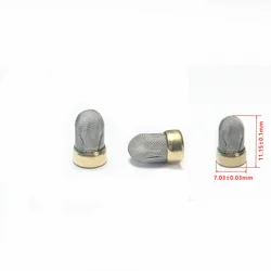 200pieces Metal Micro Filter Copper ring diameter 7.03mm for Fuel Injector Repair Kits(AY-F51016)