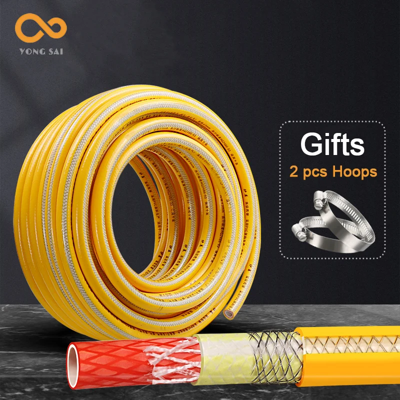 Five-Layers Thicken Household Gas Hose With Steel Wire High Pressure Natural Gas Pipe Explosion-proof Water Heater Hose