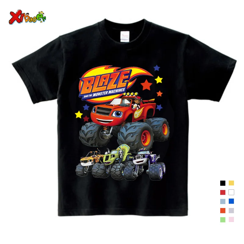 

Boys T Shirt Summer 2021 Children's Clothing Boys Short Sleeve T-shirt Fashion Girls T Shirt Clothing Lets Blazing Shirt Cool 6T