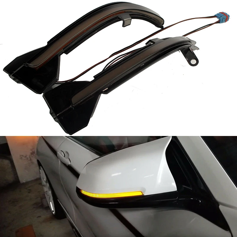 

For BMW F10 F11 F12 F13 5 6 7 Series GT 2014 2015 2016 F01 F02 F06 F07 Dynamic Blinker LED Turn Signal Lamps flasher