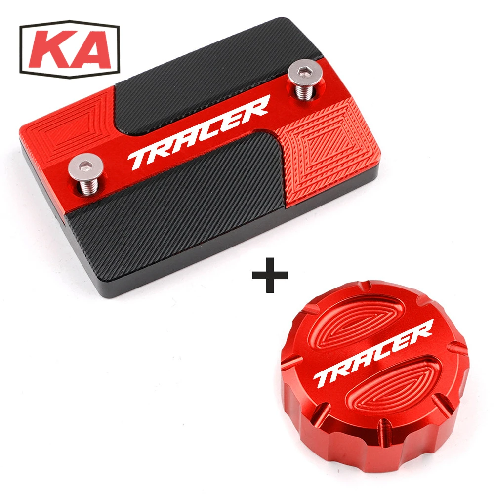 

For Yamaha TRACER 700 900 GT 900GT TRACER MT07 MT09 MT 07 09 CNC Front & Rear brake Fluid Cylinder Master Reservoir Cover Cap