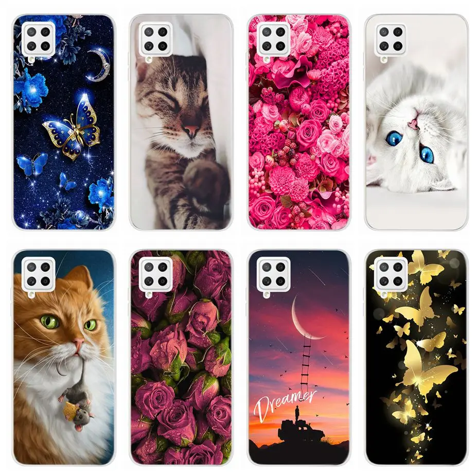 Beautiful Butterfly For Samsung Galaxy A22 Case Cute Cat Silicone Soft Slim Fundas For Samsung A22 A 22 5G GalaxyA22 Phone Cases