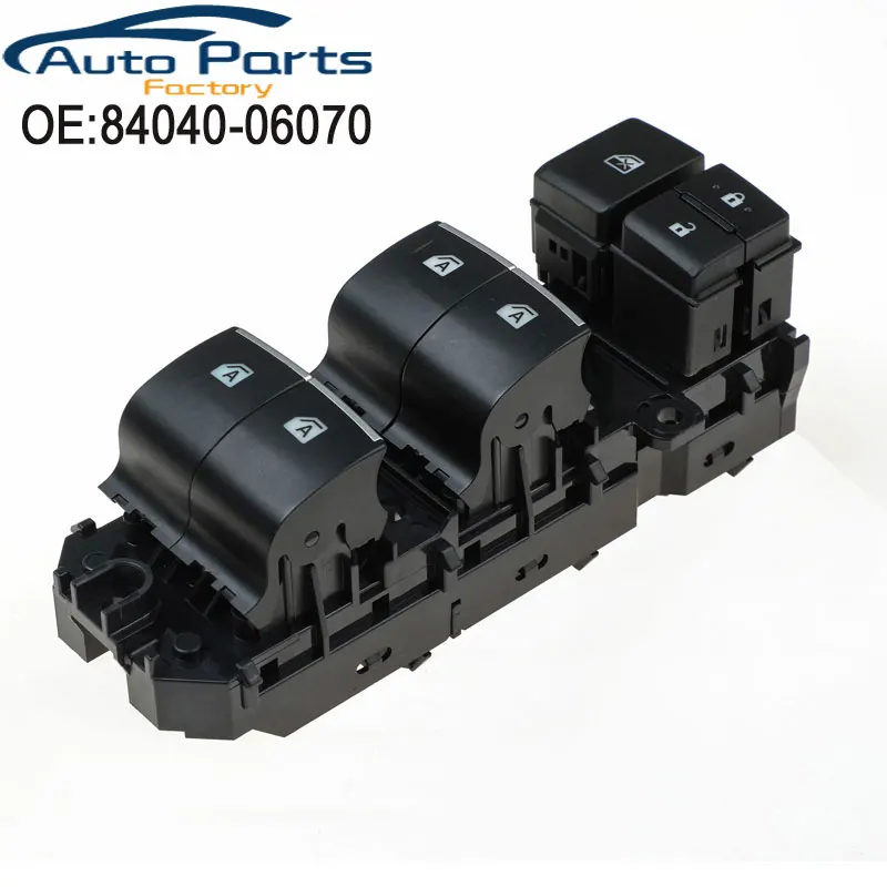 

84040-06070 8404006070 New Power Window Switch For Toyota RAV4 RAV 4 2019 2020 Lighted LED Left Driving Backlight