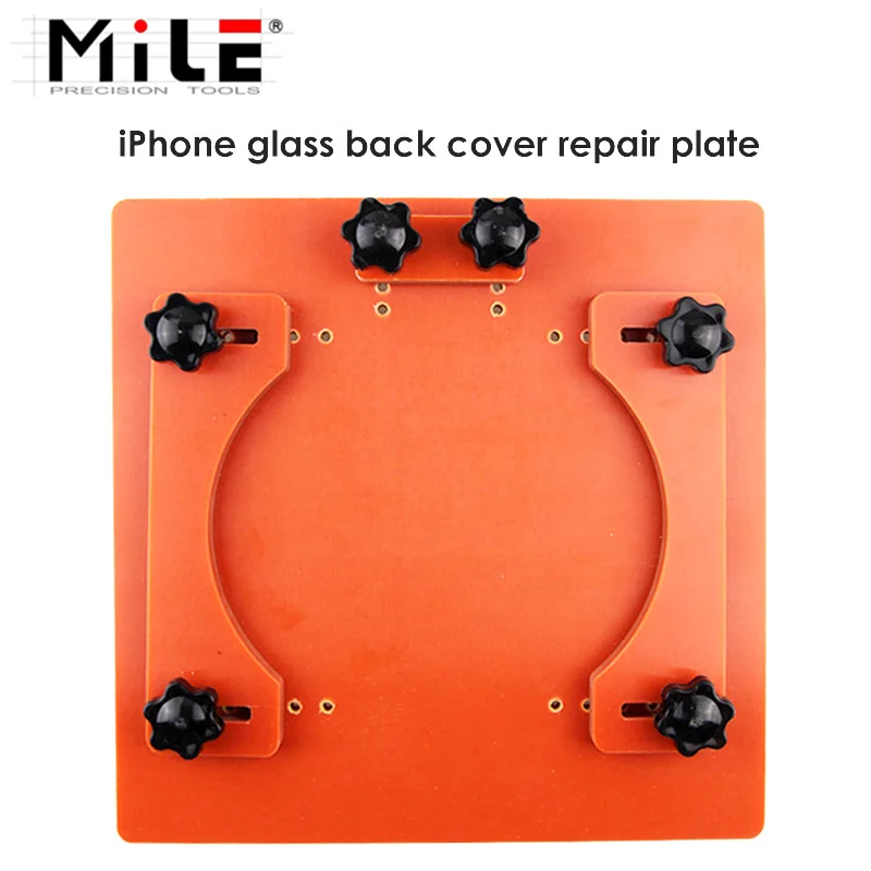 MILE Tampa traseira separada desmontagem fixação titular fixação vidro quebrado tampa traseira Fix LCD ferramenta de reparo para iPhone X 8P 8G