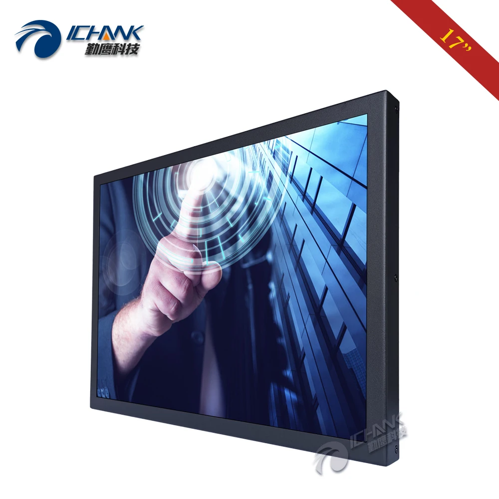 B170TC-ABHUV/17 بوصة 1280x1024 شاشة لمس مقاومة HDMI شاشة مضادة للتدخل لمعدات الأتمتة الصناعية