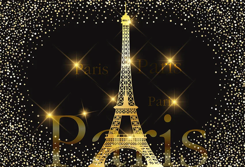 Fabulous sweet 16th birthday backgrounds photography vinyl Eiffel Tower photo backdrops for photo studio accessories photophone