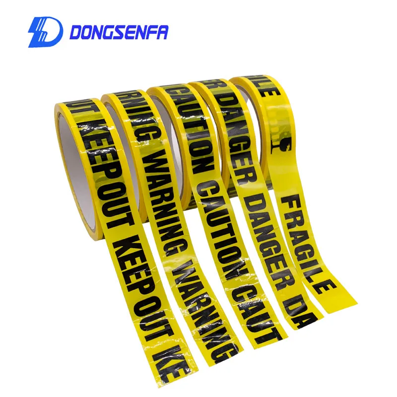 1/Roll 24mm*25m Warning Tape Danger Caution Fragile Barrier Remind Work Safety Adhesive Tapes DIY Sticker For Mall Store School