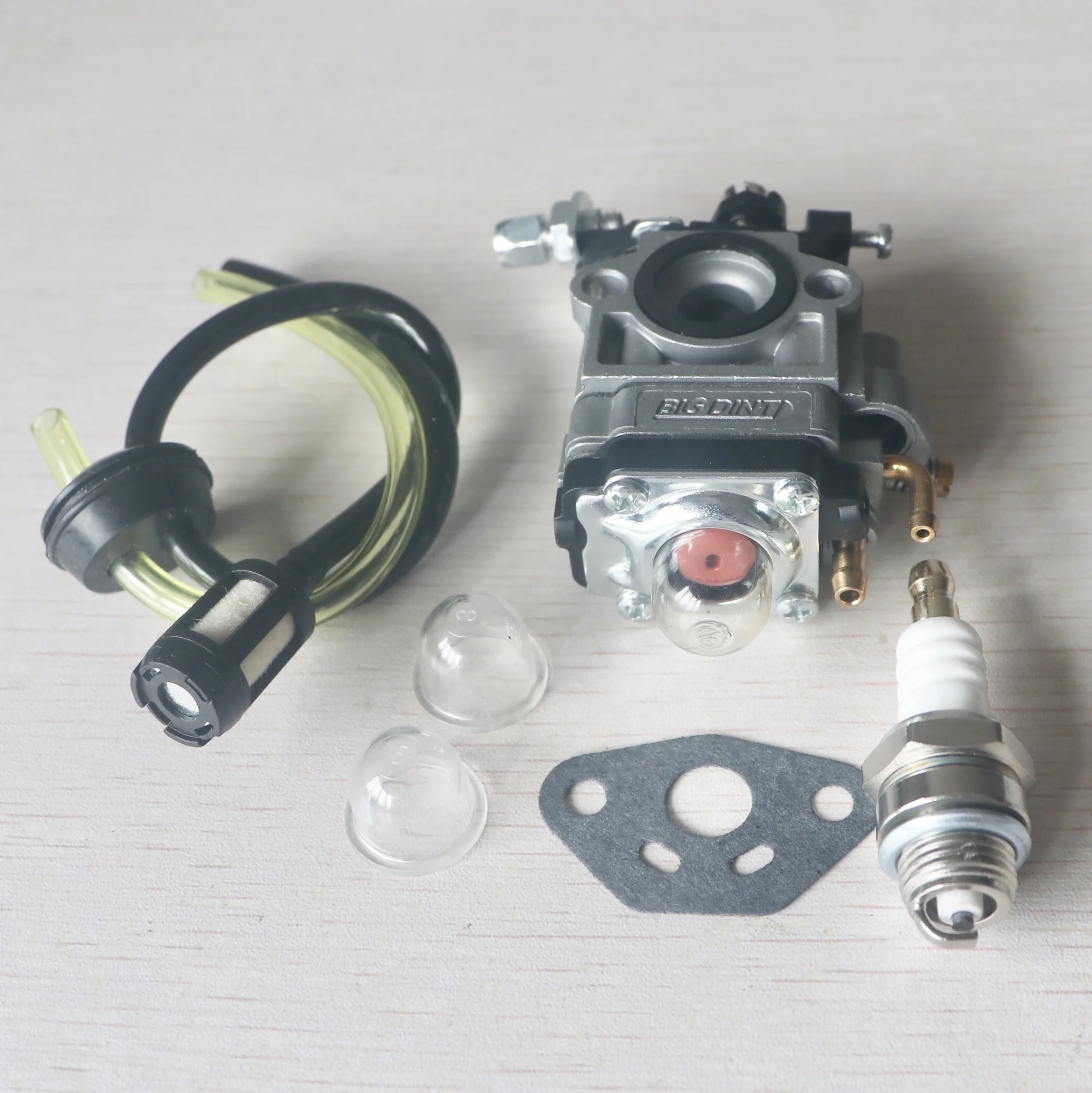 Imagem -05 - Diâmetro do Furo Carburador com Linha de Combustível Conjunto Filtro para 1e36f 1e32f 1e34f Cortador de Escova Aparador Grama 10 mm